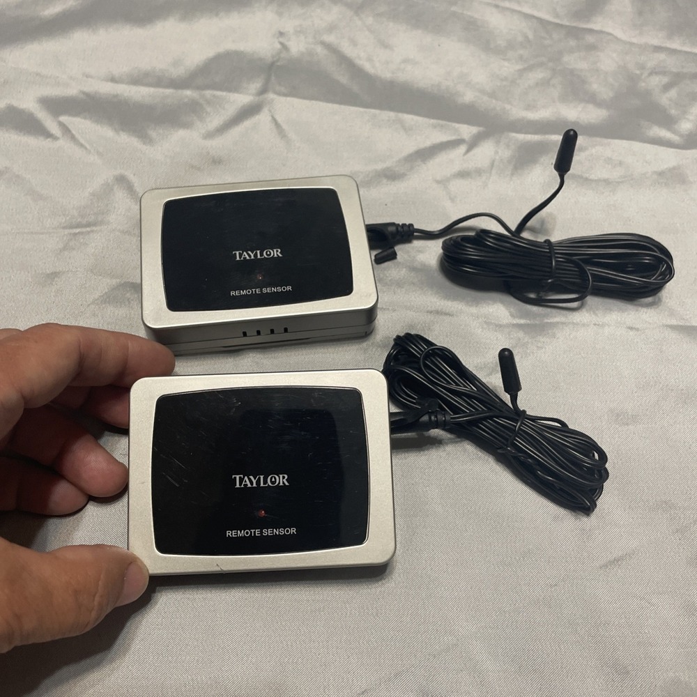 2 Taylor Weather Guide Wireless Remote Sensor Model 1534 Untested